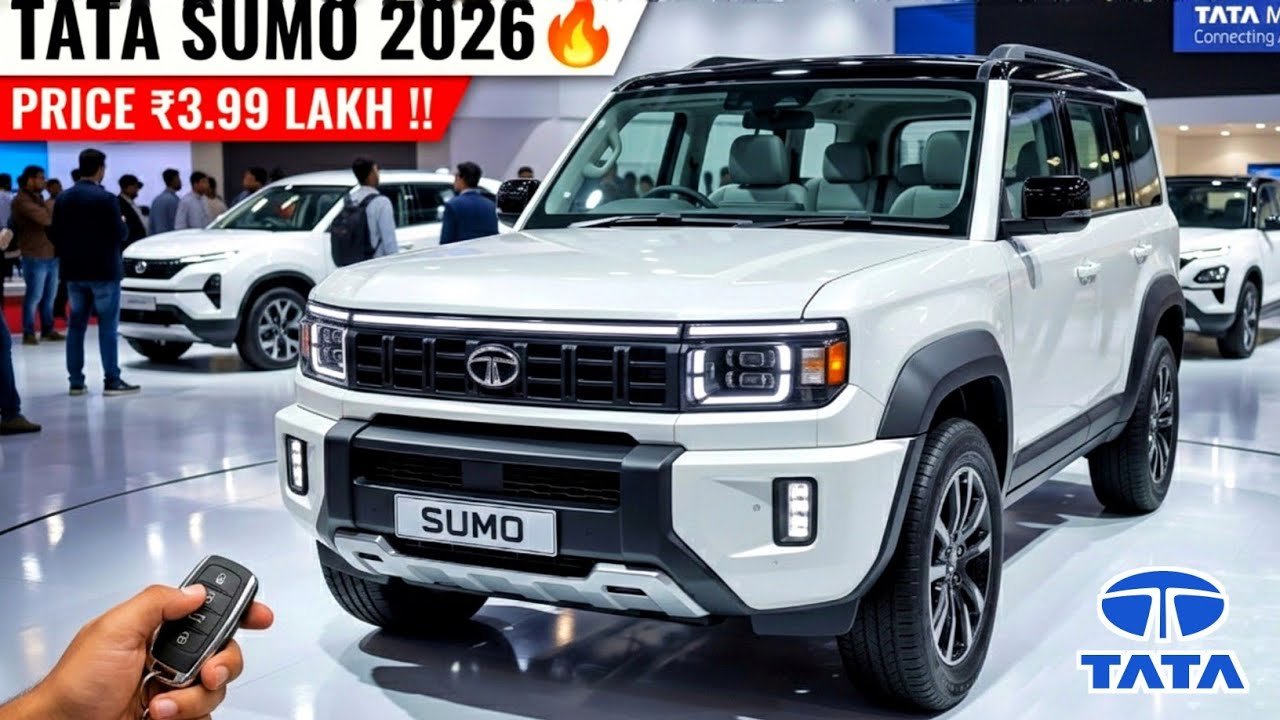 New Tata Sumo 2026: Launch Date, Price, Features, Specifications and Full Details (in Hindi)