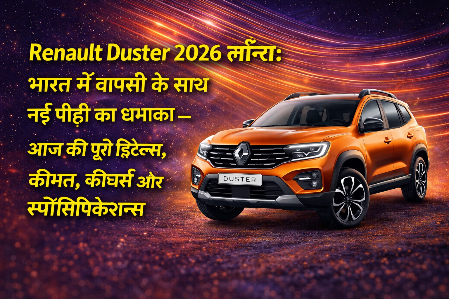 Renault Duster 2026 launched: New-gen Duster returns to India with a bang – Full details, price, features and specifications today