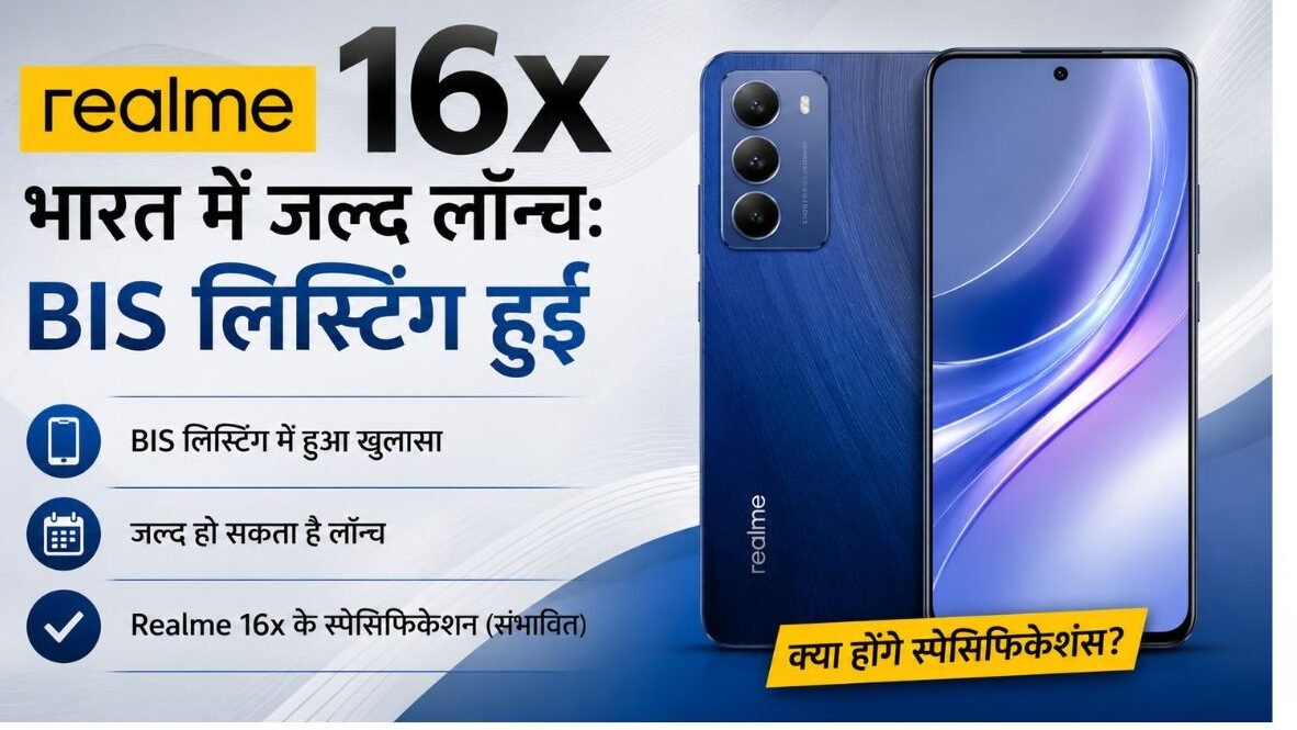 Realme 16x India launch imminent: BIS listing spotted