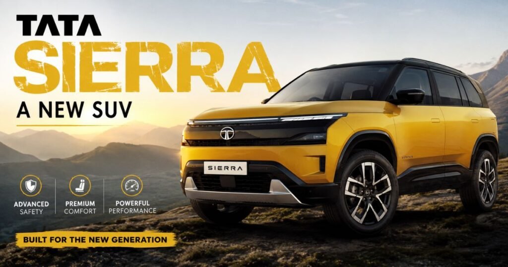 Tata Sierra: A new SUV that evokes nostalgia.